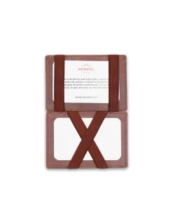 Leather Card Holders^MONPIEL Leather Magic Card Holder Havana