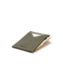 Leather Card Holders^MONPIEL Leather Man Card Holder Slim Green