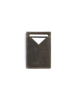 Leather Card Holders^MONPIEL Leather Man Card Holder Slim Green