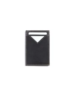Leather Card Holders^MONPIEL Leather Man Card Holder Slim Blue