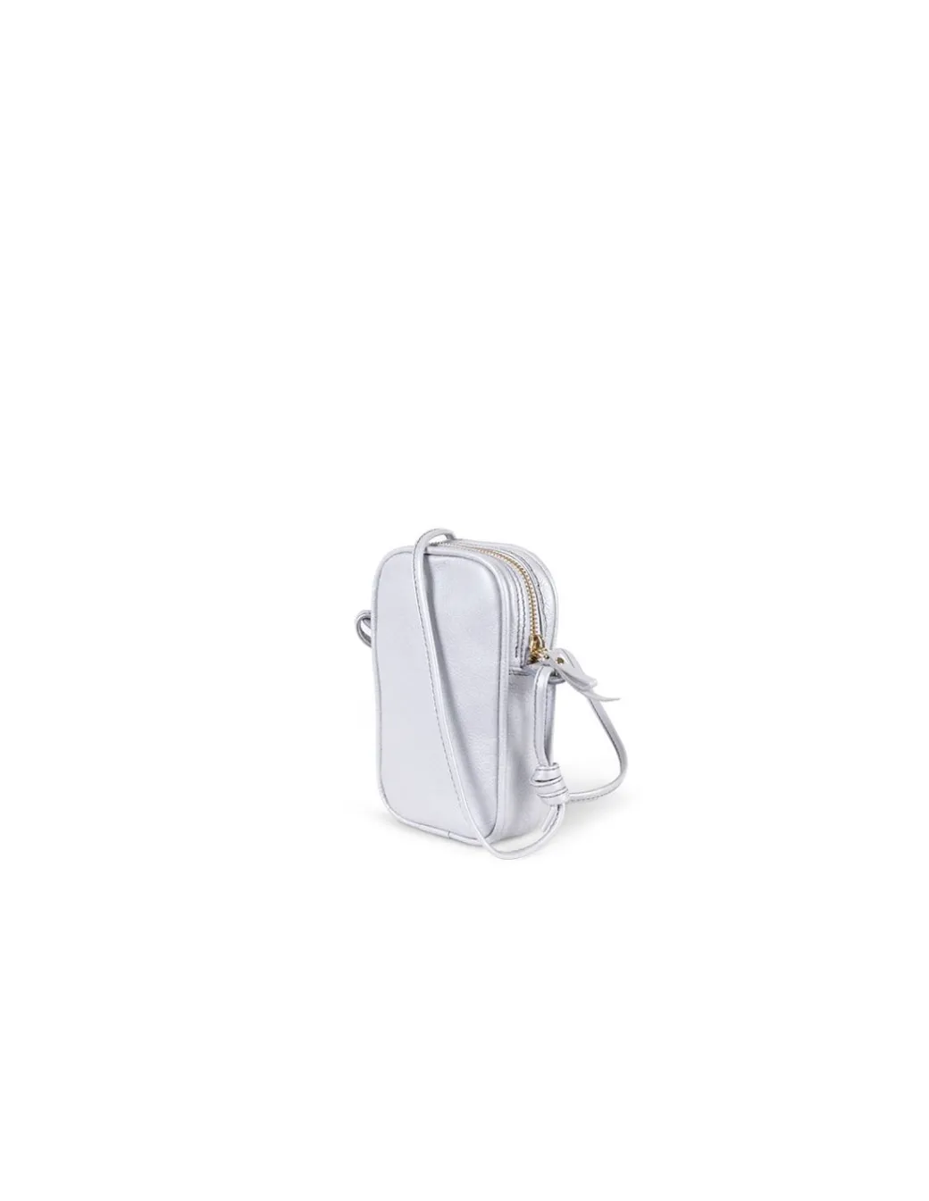 Women'S Leather Bag^MONPIEL Leather Nano Bag Nudos Platinum