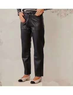 Leather Pants^MONPIEL Leather Pants Black