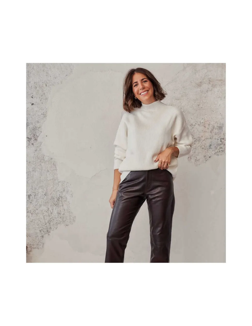 Leather Pants^MONPIEL Leather Pants Brown