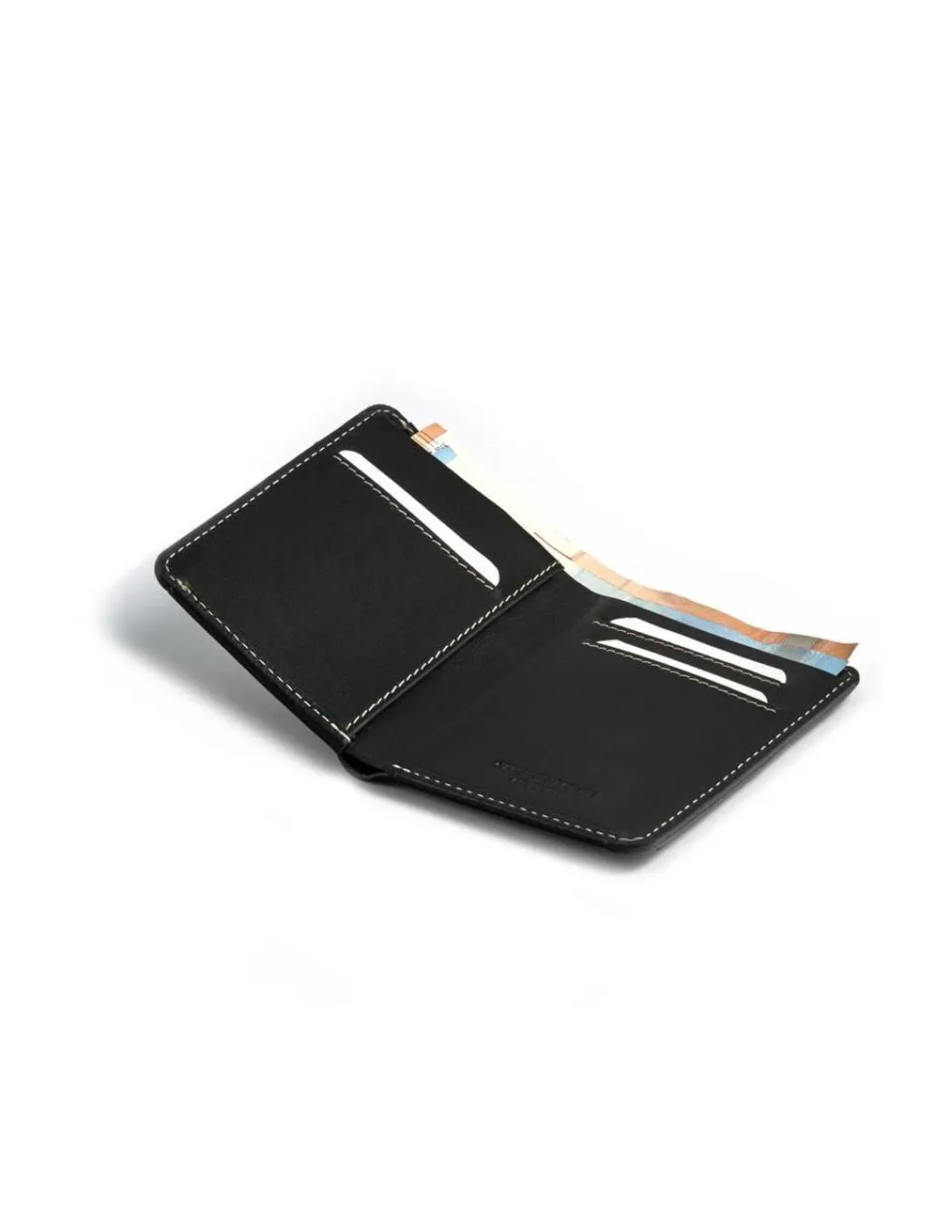 Men'S Leather Wallets^MONPIEL Leather Small Men'S Wallet Mini Black