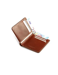 Men'S Leather Wallets^MONPIEL Leather Small Men'S Wallet Mini Havana