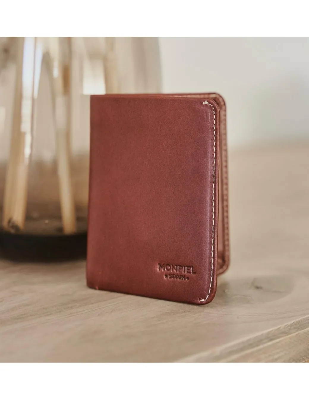 Men'S Leather Wallets^MONPIEL Leather Small Men'S Wallet Mini Havana