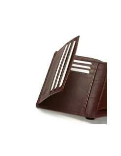 Men'S Leather Wallets^MONPIEL Leather Wallet With Loop And Coin Pocket Mountain Brown