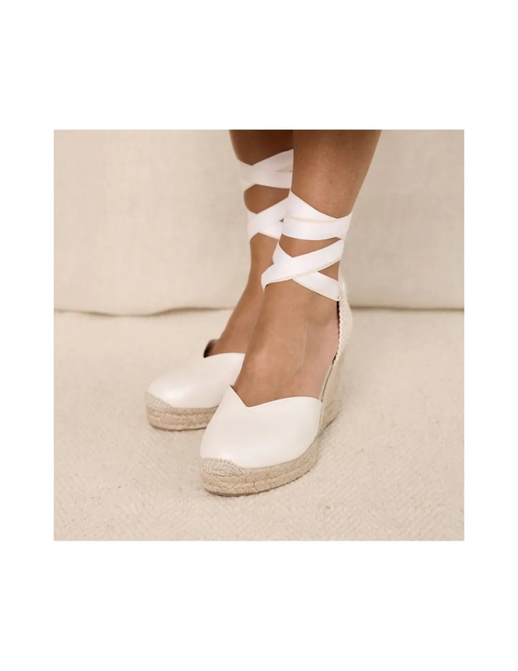 Espadrille^MONPIEL Leather Wedge Espadrille