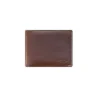 Men'S Leather Wallets^MONPIEL Man Leather Bifold Wallet Mini Brown