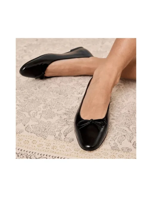 Ballet Flats Woman^MONPIEL Manolita Pointed Toe Ballet Flat Black