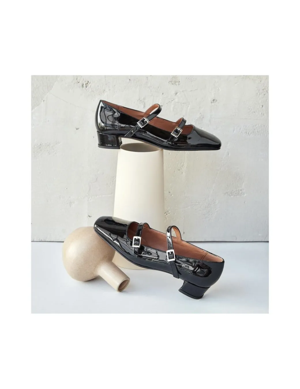 Woman Mary Jane Shoes^MONPIEL Mary Janes Lolina Patent Leather Black