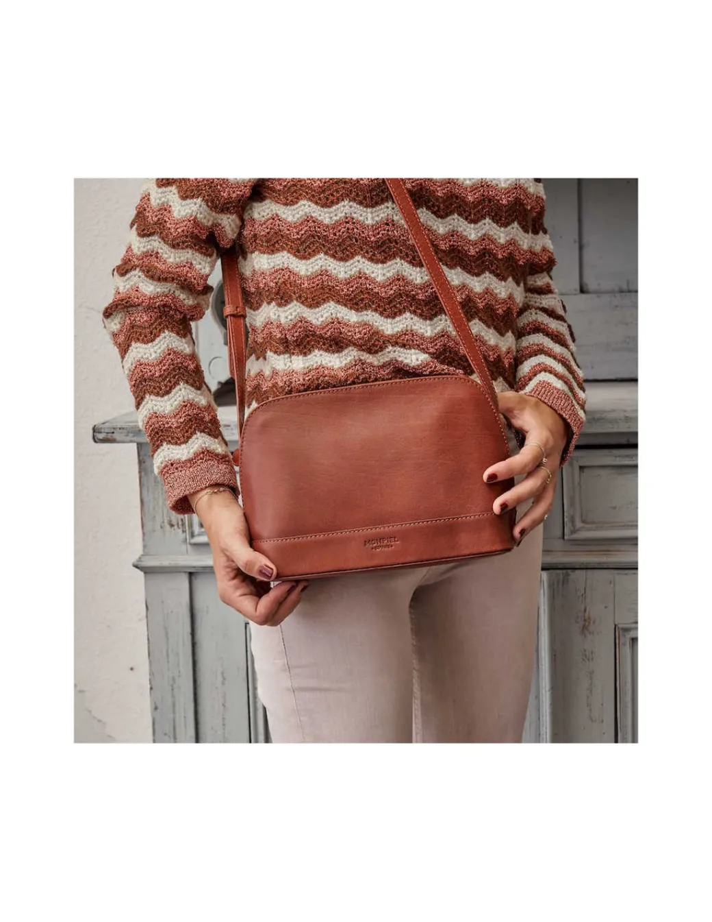 Women'S Leather Bag^MONPIEL Medium Bag Leather
