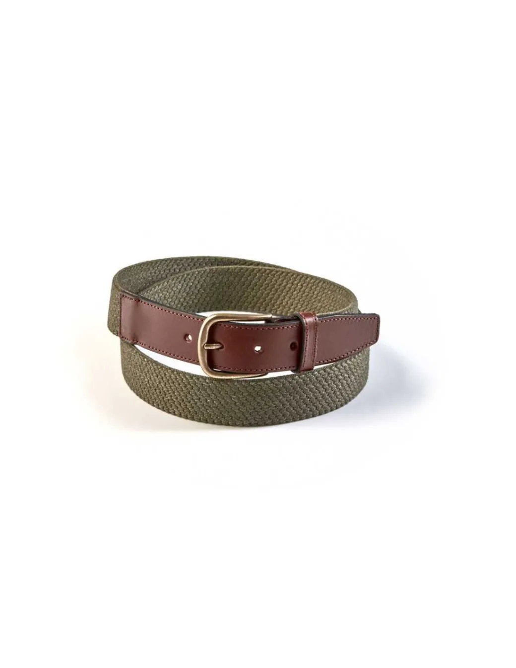 Men'S Leather Belts^MONPIEL Men Elastic Belt Green
