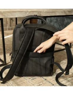 Other Accessories^MONPIEL Men'S Leather Backpack Hunter Black