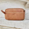 Other Accessories^MONPIEL Men'S Leather Toiletry Bag - Handbag Hunter Havana