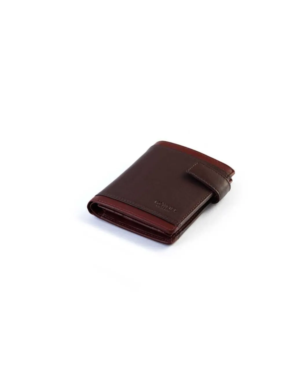 Men'S Leather Wallets^MONPIEL Men'S Leather Wallet With Loop And Purse Lago Brown