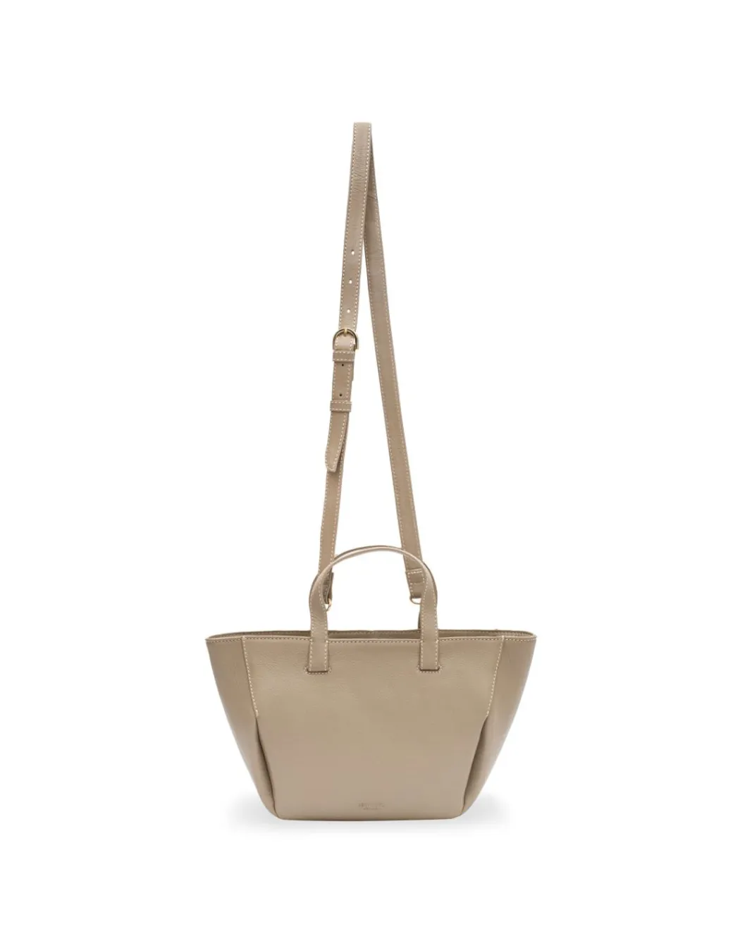 Women'S Leather Bag^MONPIEL Mini Leather Basket Bag Mole