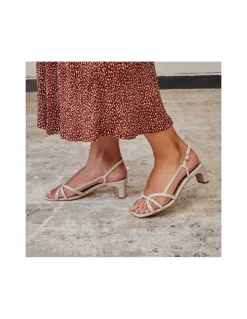 Women'S Heeled Sandals^MONPIEL Petra Rectangular Heel Sandal