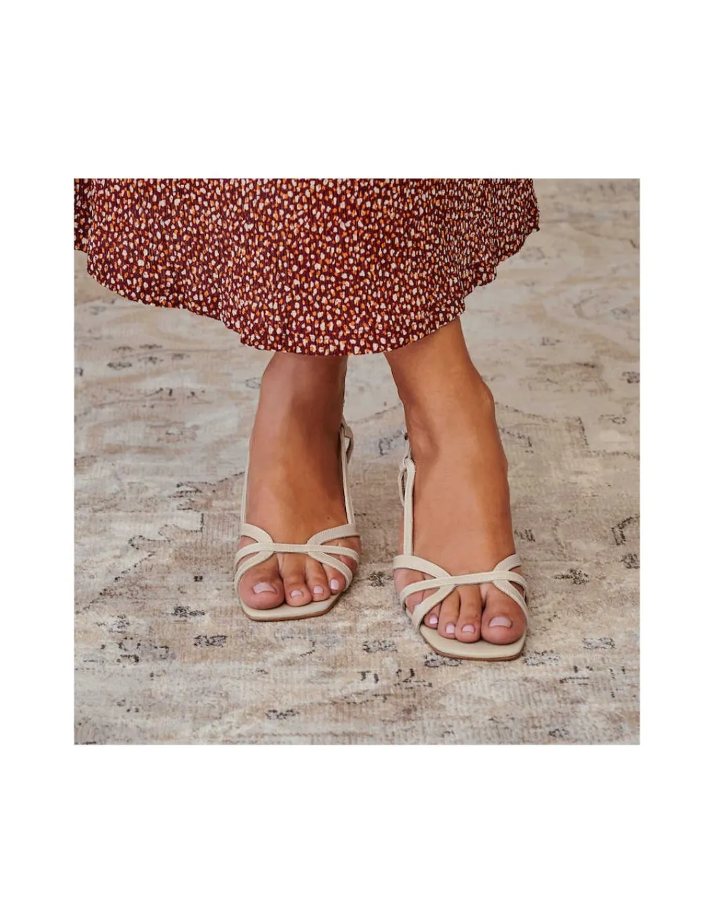 Women'S Heeled Sandals^MONPIEL Petra Rectangular Heel Sandal
