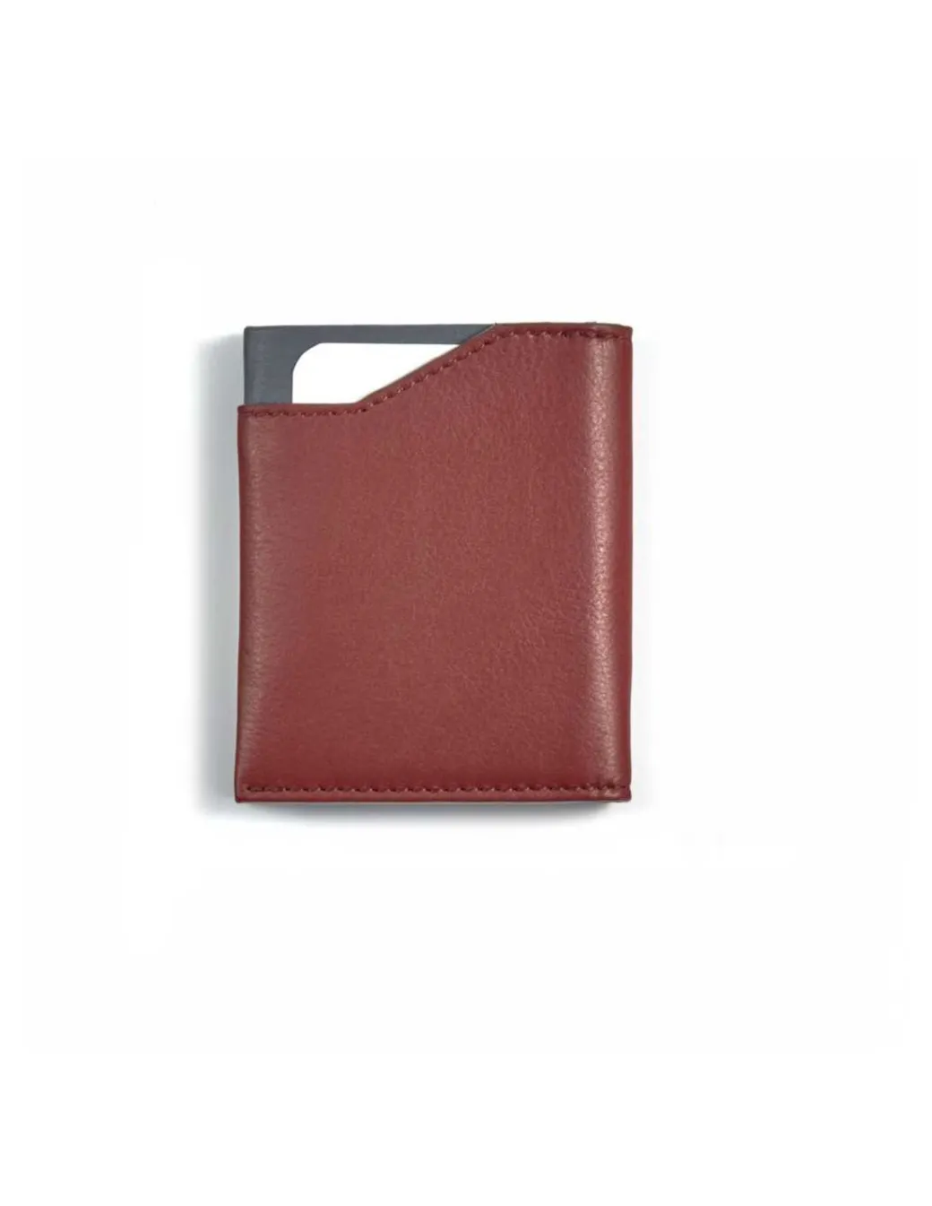 Men'S Leather Wallets^MONPIEL Pocket Wallet Burgundy