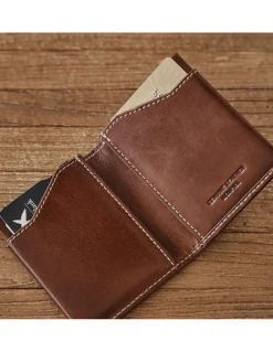 Men'S Leather Wallets^MONPIEL Pocket Wallet Leather