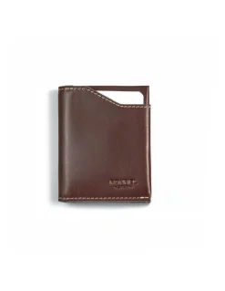 Men'S Leather Wallets^MONPIEL Pocket Wallet With Purse Brown