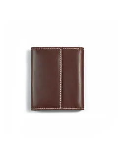 Men'S Leather Wallets^MONPIEL Pocket Wallet With Purse Brown