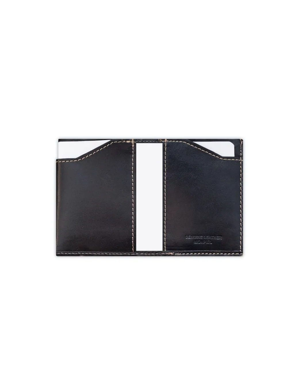Men'S Leather Wallets^MONPIEL Pocket Wallet With Purse Black
