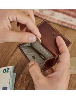 Men'S Leather Wallets^MONPIEL Pocket Wallet With Purse Leather