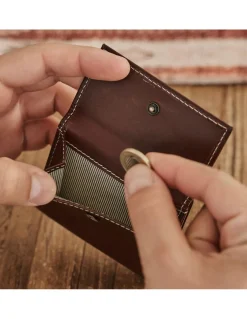 Men'S Leather Wallets^MONPIEL Pocket Wallet With Purse Leather