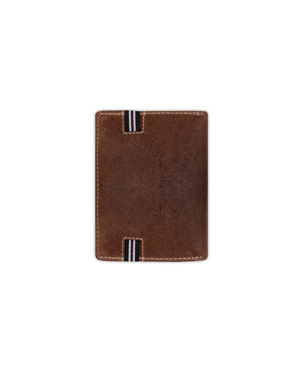 Men'S Leather Wallets^MONPIEL Rubber Wallet Billfold Brown