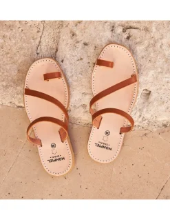 Women Leather Sandals^MONPIEL Sandal With Straps Hidros Leather