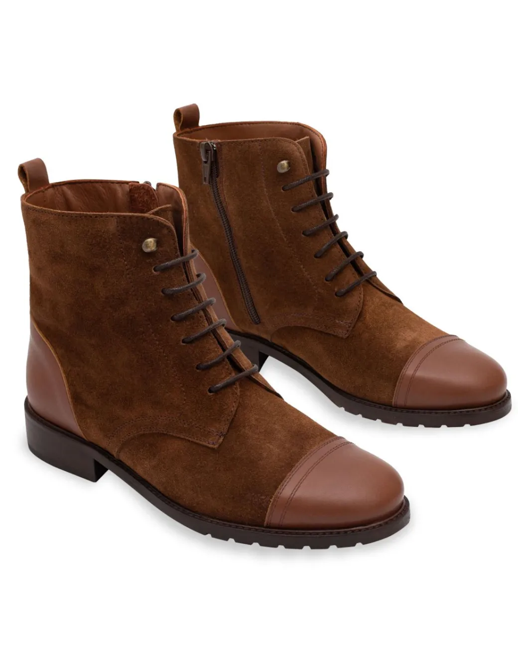 Leather Booty Woman^MONPIEL Satur Women'S Ankle Boot With Laces Leather