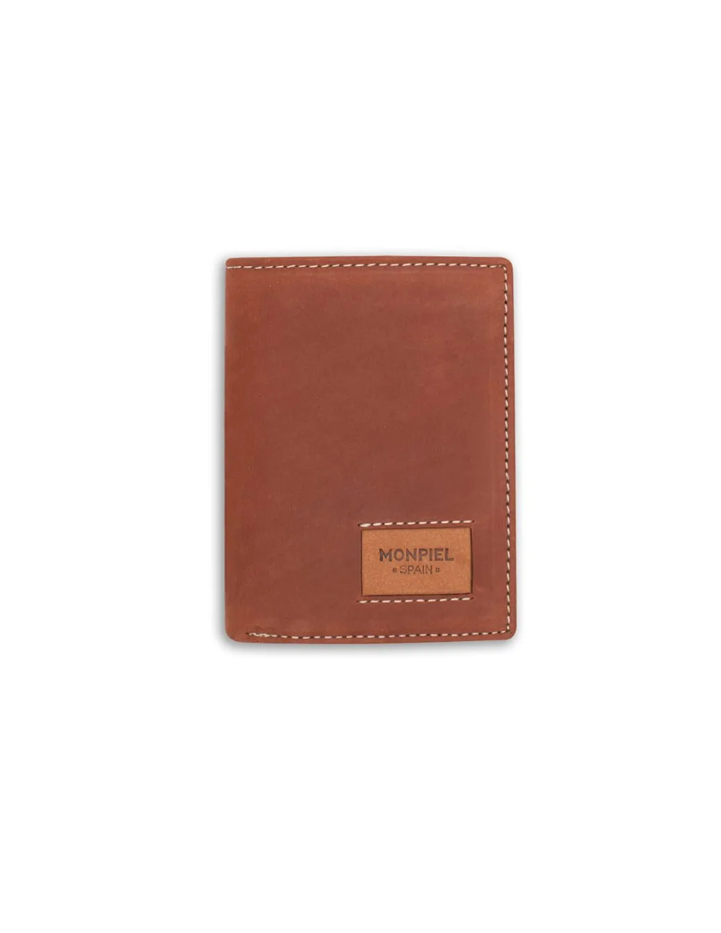 Men'S Leather Wallets^MONPIEL Simple Logo Patch Wallet Havana