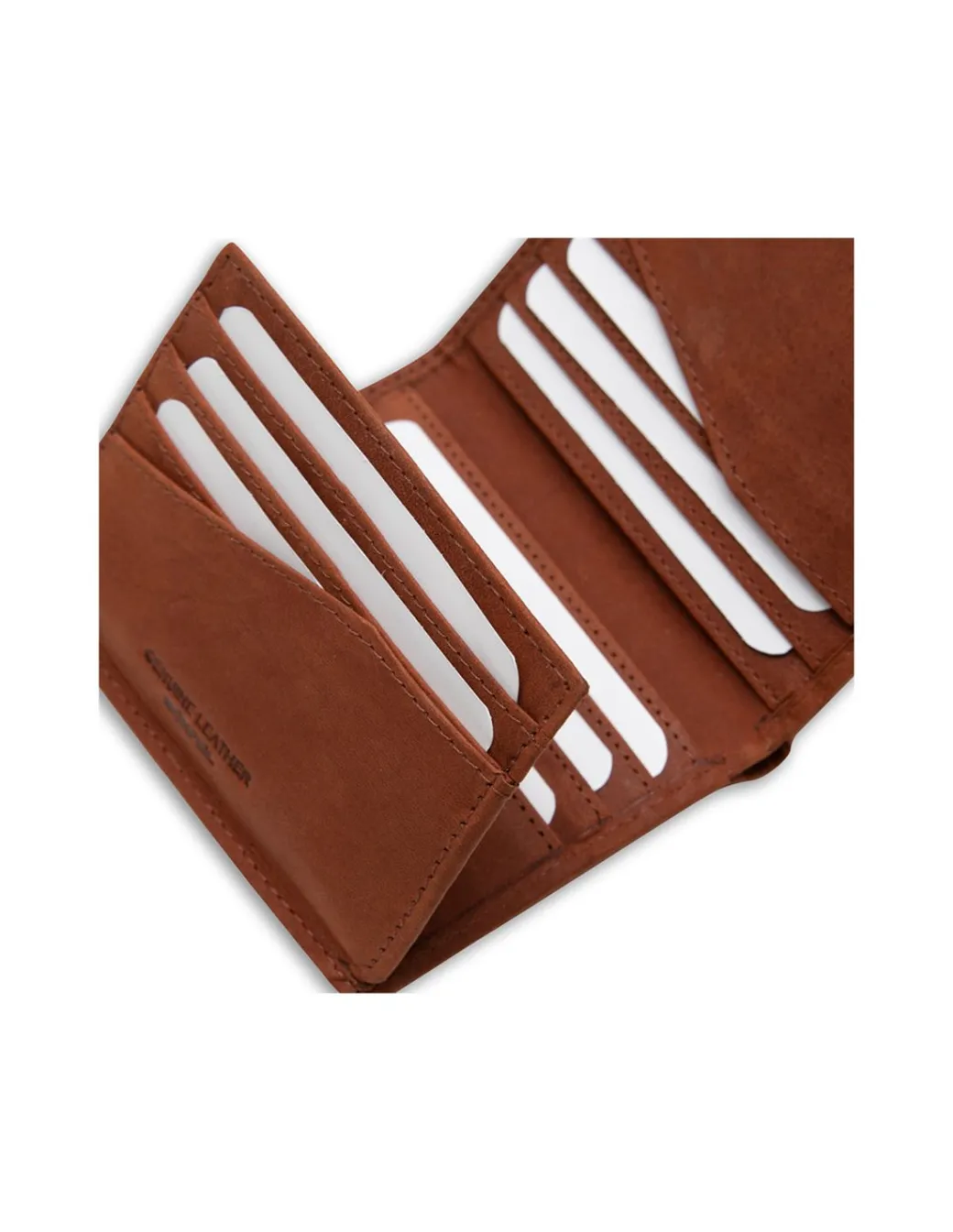 Men'S Leather Wallets^MONPIEL Simple Logo Patch Wallet Havana