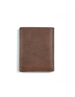 Men'S Leather Wallets^MONPIEL Simple Two Tone Wallet Brown