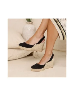 Espadrille^MONPIEL Siros Leather Wedge Espadrille