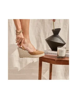 Espadrille^MONPIEL Siros Leather Wedge Espadrille