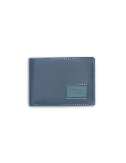 Men'S Leather Wallets^MONPIEL Small American Wallet Blue