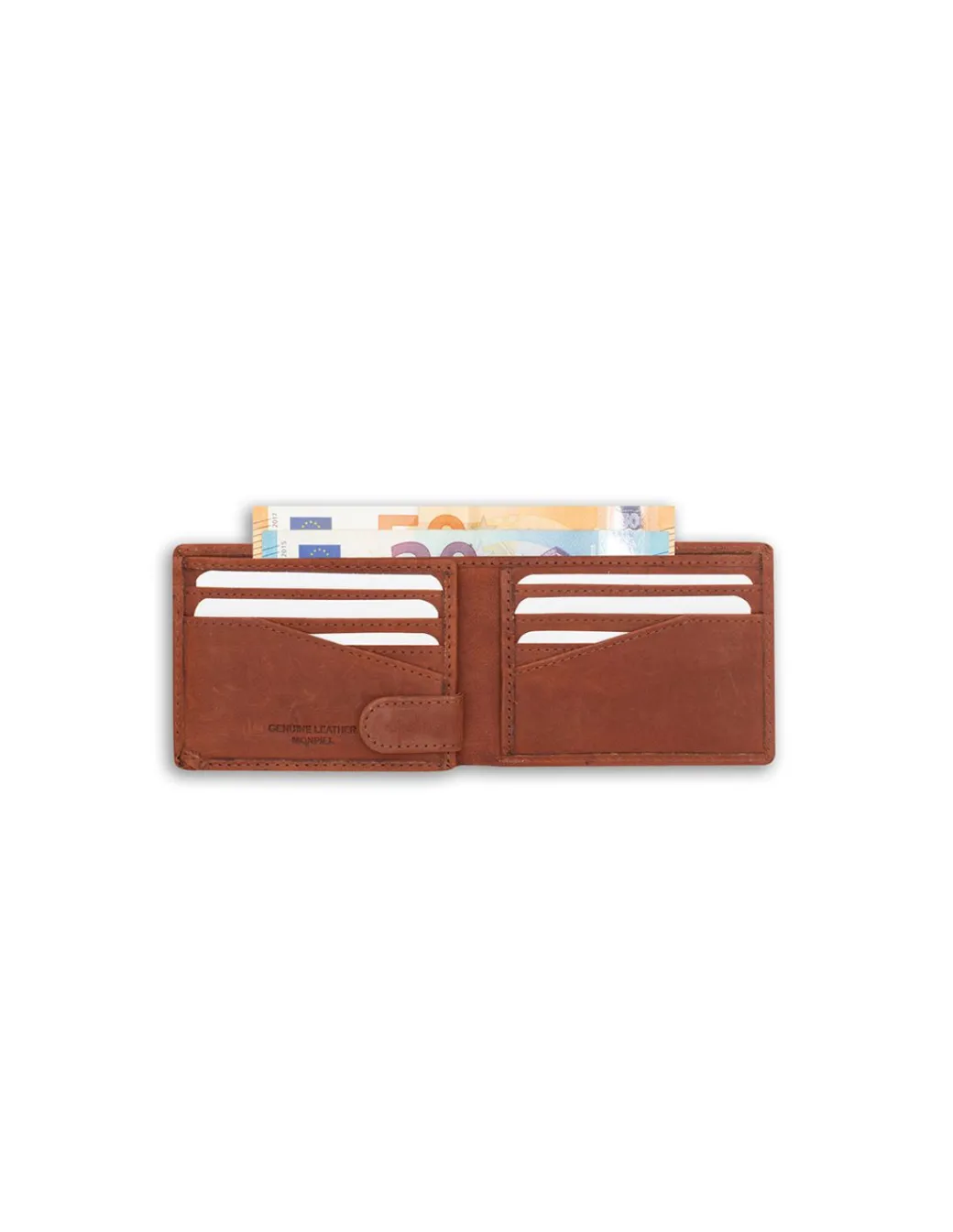 Men'S Leather Wallets^MONPIEL Small American Wallet Havana