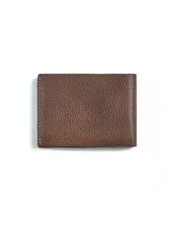 Men'S Leather Wallets^MONPIEL Small American With Two Tone Purse Brown