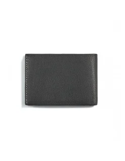Men'S Leather Wallets^MONPIEL Small American With Two Tone Purse Black