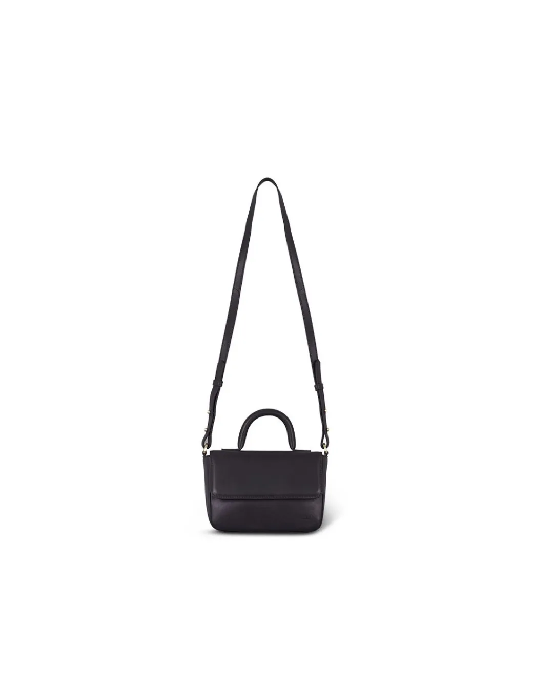 Women'S Leather Bag^MONPIEL Small Armored Leather Bag Black
