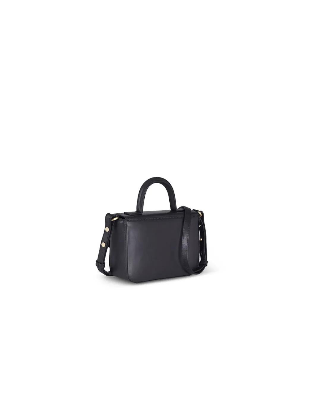 Women'S Leather Bag^MONPIEL Small Armored Leather Bag Black