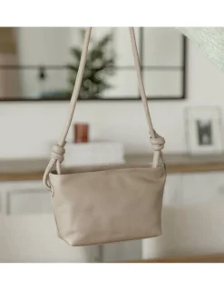 Women'S Leather Bag^MONPIEL Small Knots Bag Mole