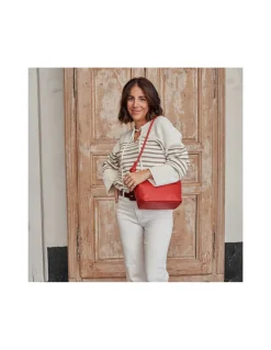 Women'S Leather Bag^MONPIEL Small Knots Bag Red