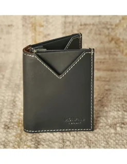 Men'S Leather Wallets^MONPIEL Small Men'S Wallet Slim Blue