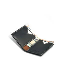 Men'S Leather Wallets^MONPIEL Small Men'S Wallet Slim Blue