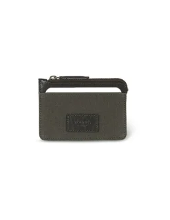 Leather Card Holders^MONPIEL Sport Purse Green