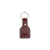 Men'S Leather Keyrings^MONPIEL Square Leather Keychain Brown